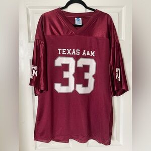 Texas A&M Aggies Football Jersey #33 Vintage Knights Apparel Mens Size 2XL -RARE